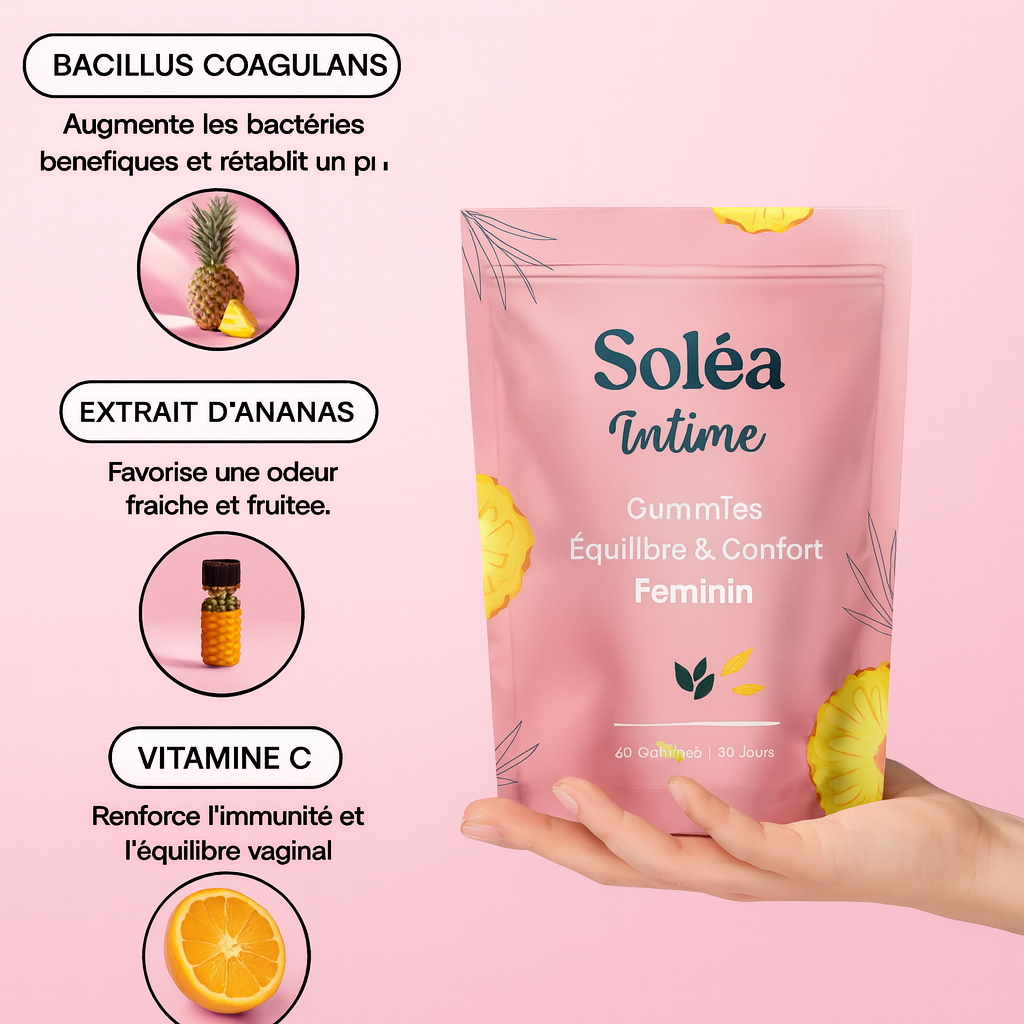 Soléa Intime – Gummies Équilibre & Confort Féminin