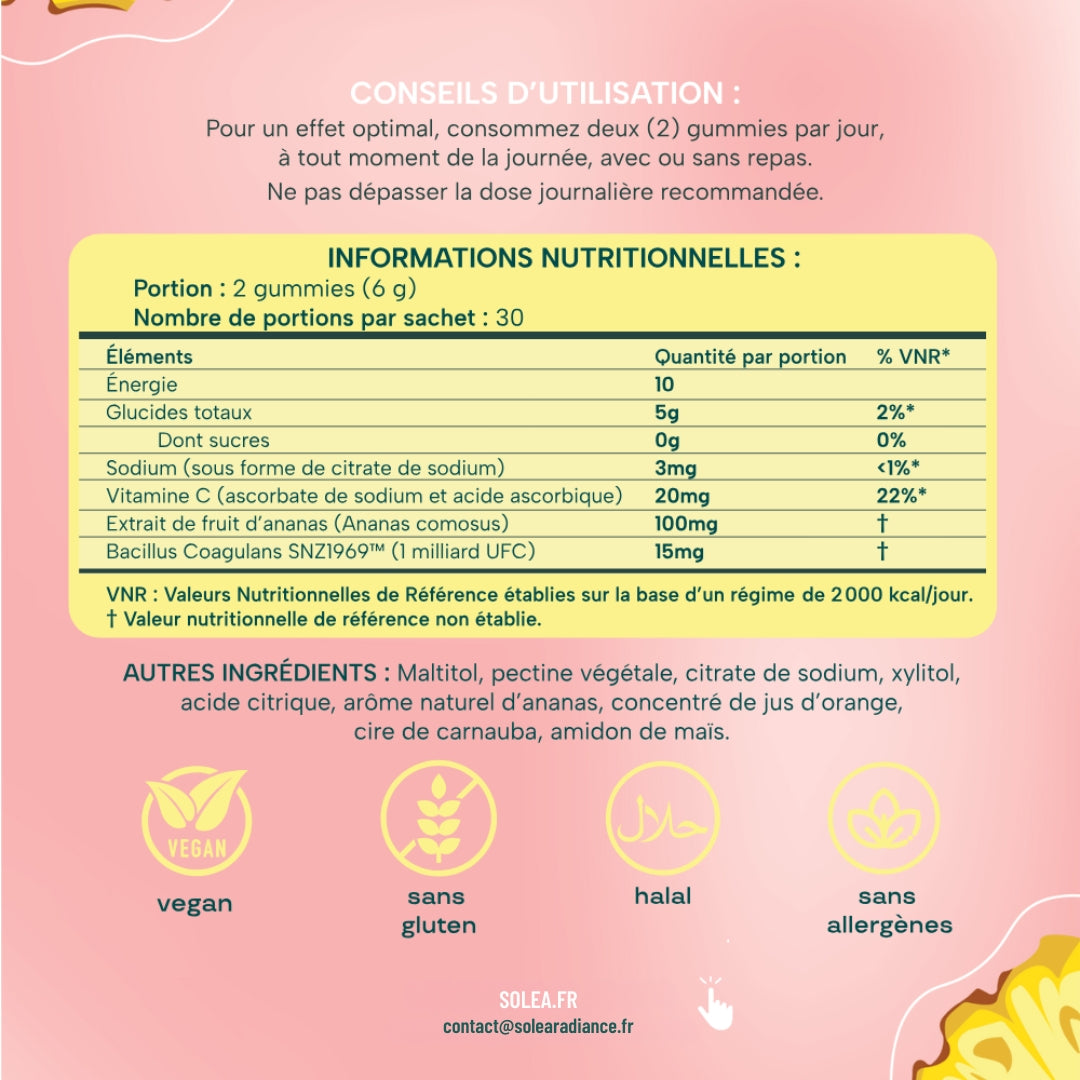 Soléa Intime – Gummies Équilibre & Confort Féminin