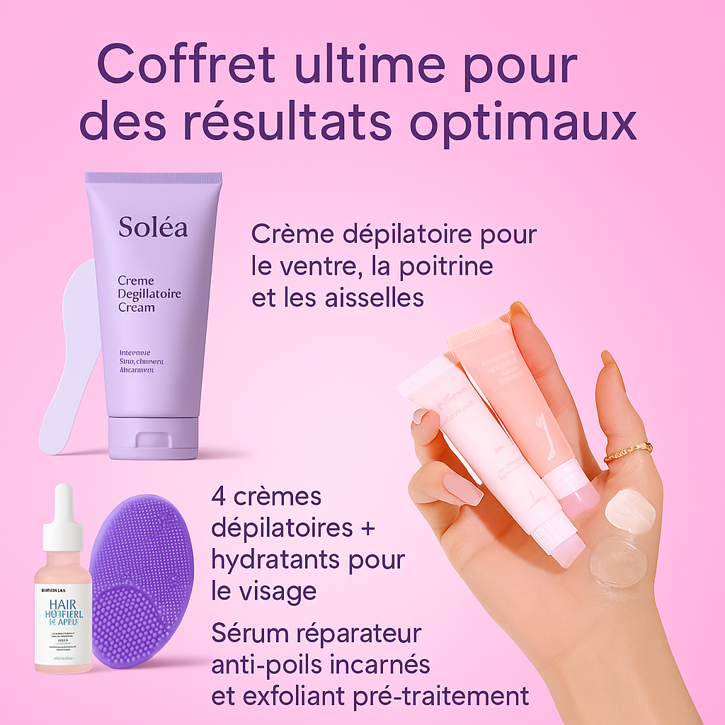 Soléa Épilation instantanée pour le visage et menton