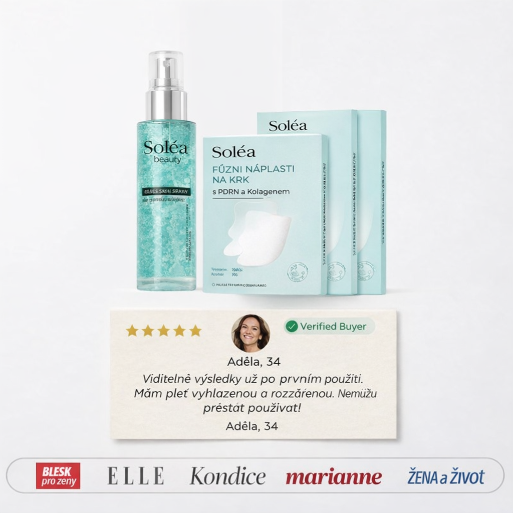 Soléa Glass Skin Duo: Tající Náplasti & Sprej s PDRN