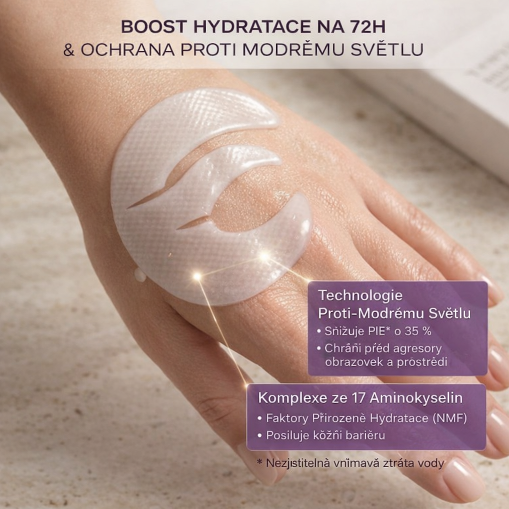 Oční maska s bio-kolagenem, peptidovým komplexem a vitaminem C