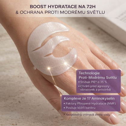 Oční maska s bio-kolagenem, peptidovým komplexem a vitaminem C