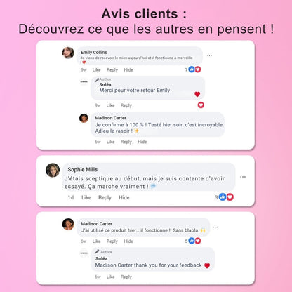 Soléa Épilation instantanée pour le visage et menton