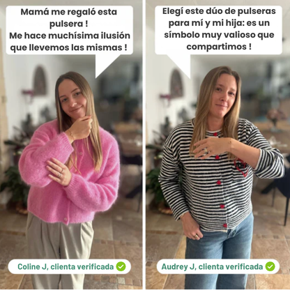 Pulseras Madre & Hija – Vínculo Eterno (2 pulseras)