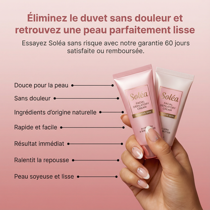 Soléa Épilation instantanée pour le visage et menton